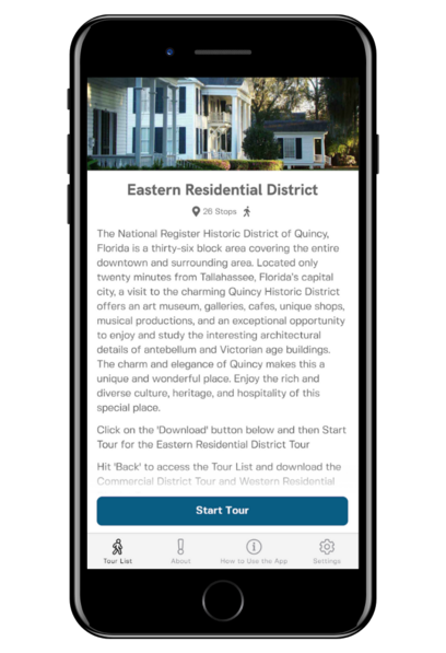 the walking tour app